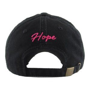 Vintage Distressed Breast Cancer Awareness Cap